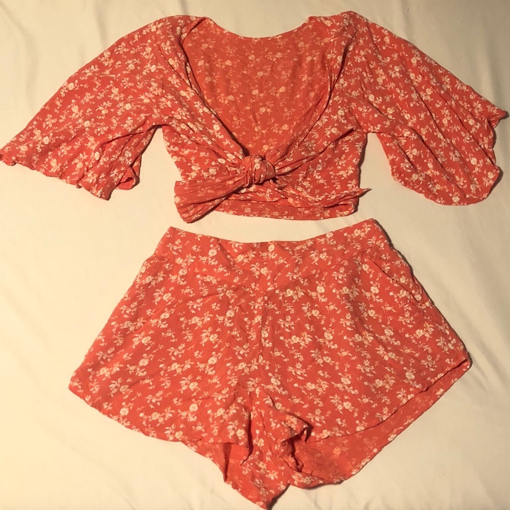 Floral Two Piece Set